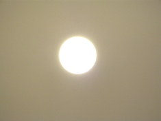 first photo of faux moon