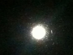 first photo of dazzling full moon